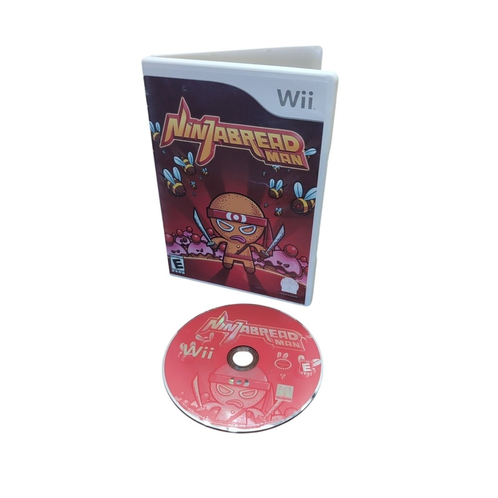 Ninjabread Man (Nintendo Wii Wii U) Complete With Manual - Great Shape